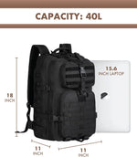 Azuldez 40L Military Tactical Backpack