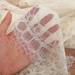 60" x 120" Ivory Lace Tablecloth