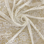 60" x 120" Ivory Lace Tablecloth